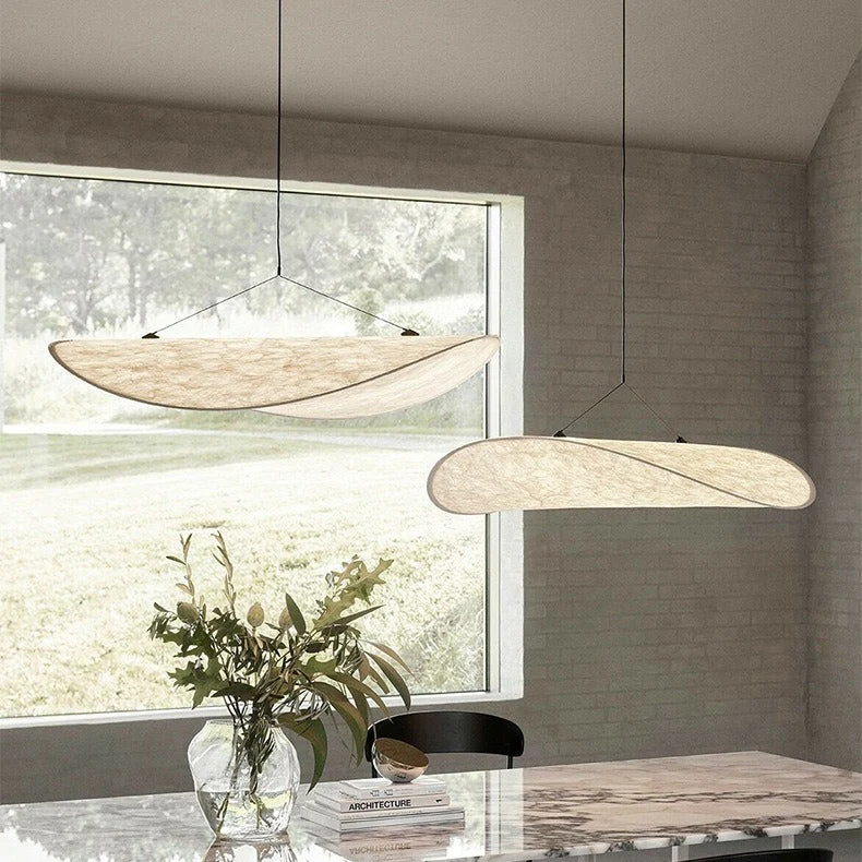 Japandi Pendant Light - Minimal Wood and Metal Ceiling Lamp - Image 5