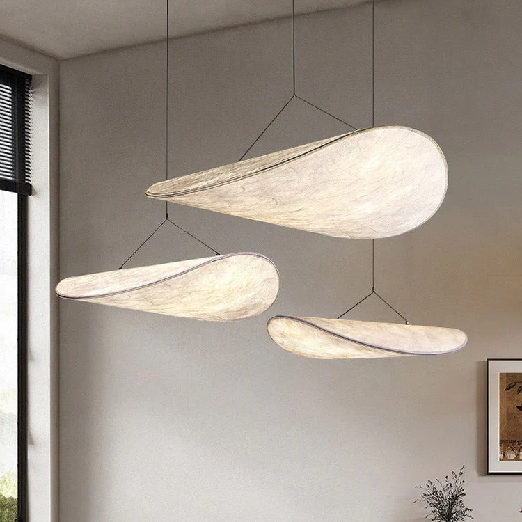 Japandi Pendant Light - Minimal Wood and Metal Ceiling Lamp - Image 8