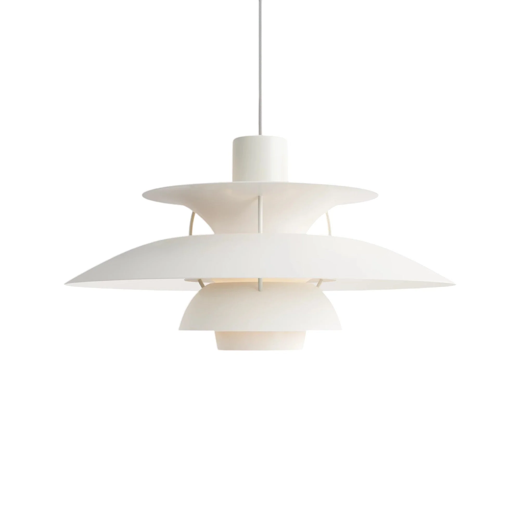 Layered Nordic Pendant Light with Sculptural Shade - Image 16