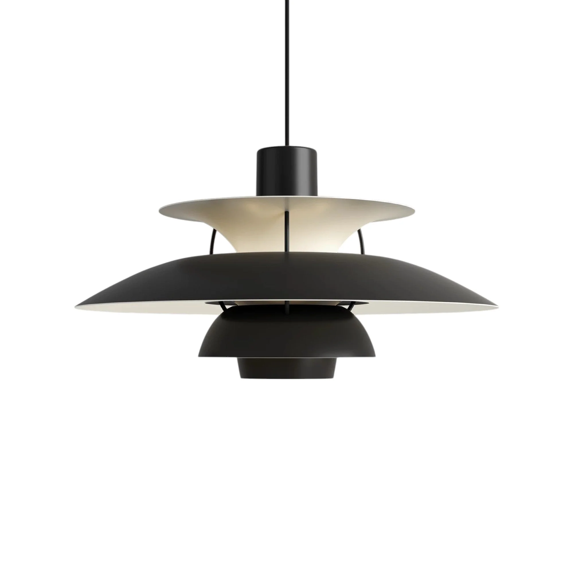 Layered Nordic Pendant Light with Sculptural Shade - Image 27
