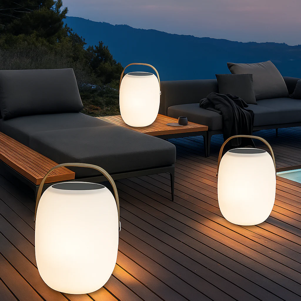 Portable Solar Terrace Lantern for Patio and Garden - Image 6
